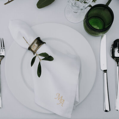 Servietten Hochzeit: Personalisierte unvergessliche Servietten für den perfekten Tag.