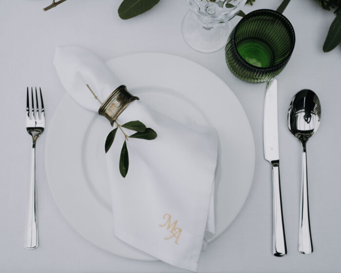 Servietten Hochzeit: Personalisierte unvergessliche Servietten für den perfekten Tag.