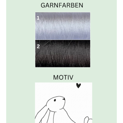Garnfarben und Motiv