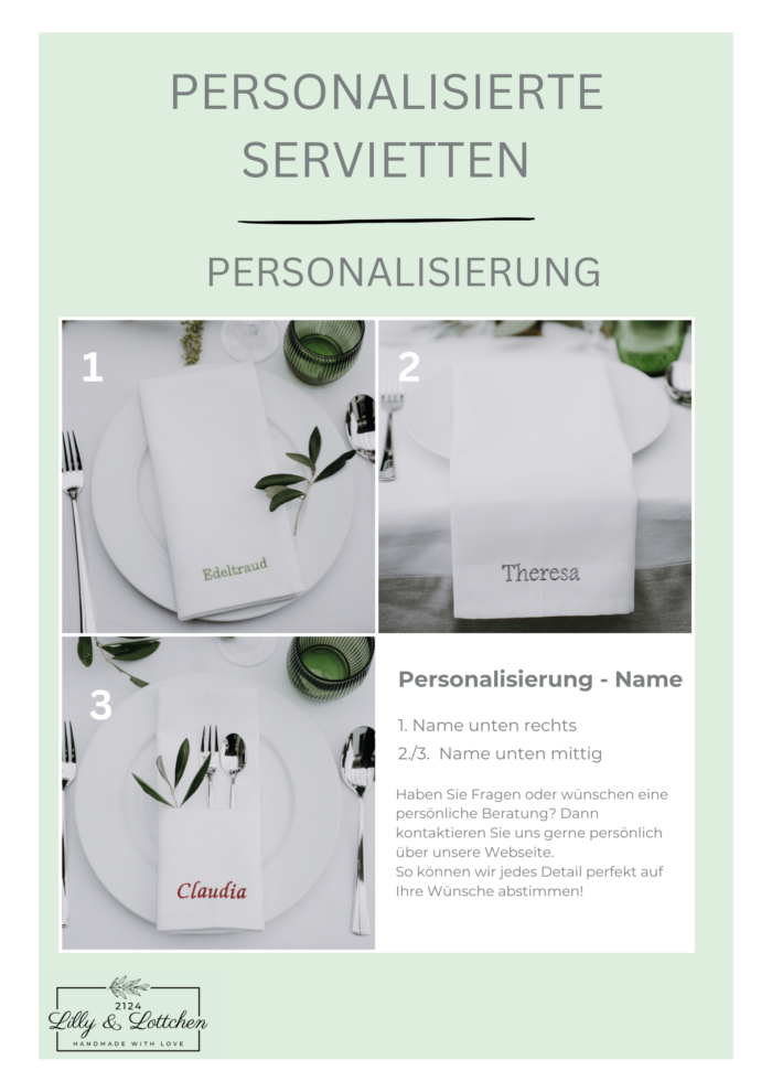 Personalisierungsmöglichkeiten