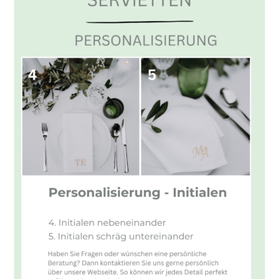 Personalisierungsmöglichkeiten