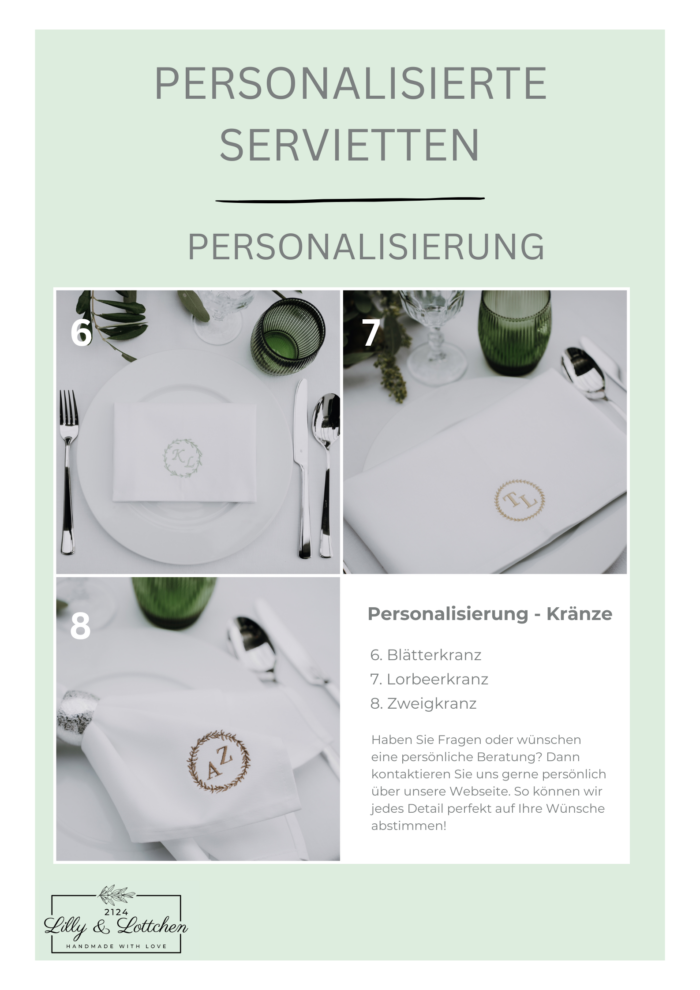 Personalisierungsmöglichkeiten