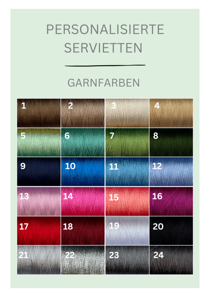 Garnfarben