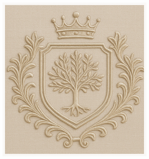 Hochzeit Serviette Wappen